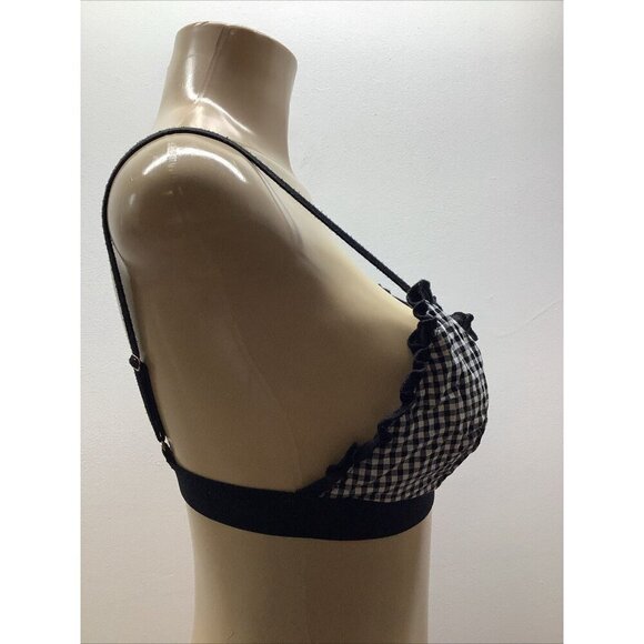 Forever 21 Womens Top Size Medium Spaghetti Strap W/Ruffle Trim Preloved - Picture 3 of 4